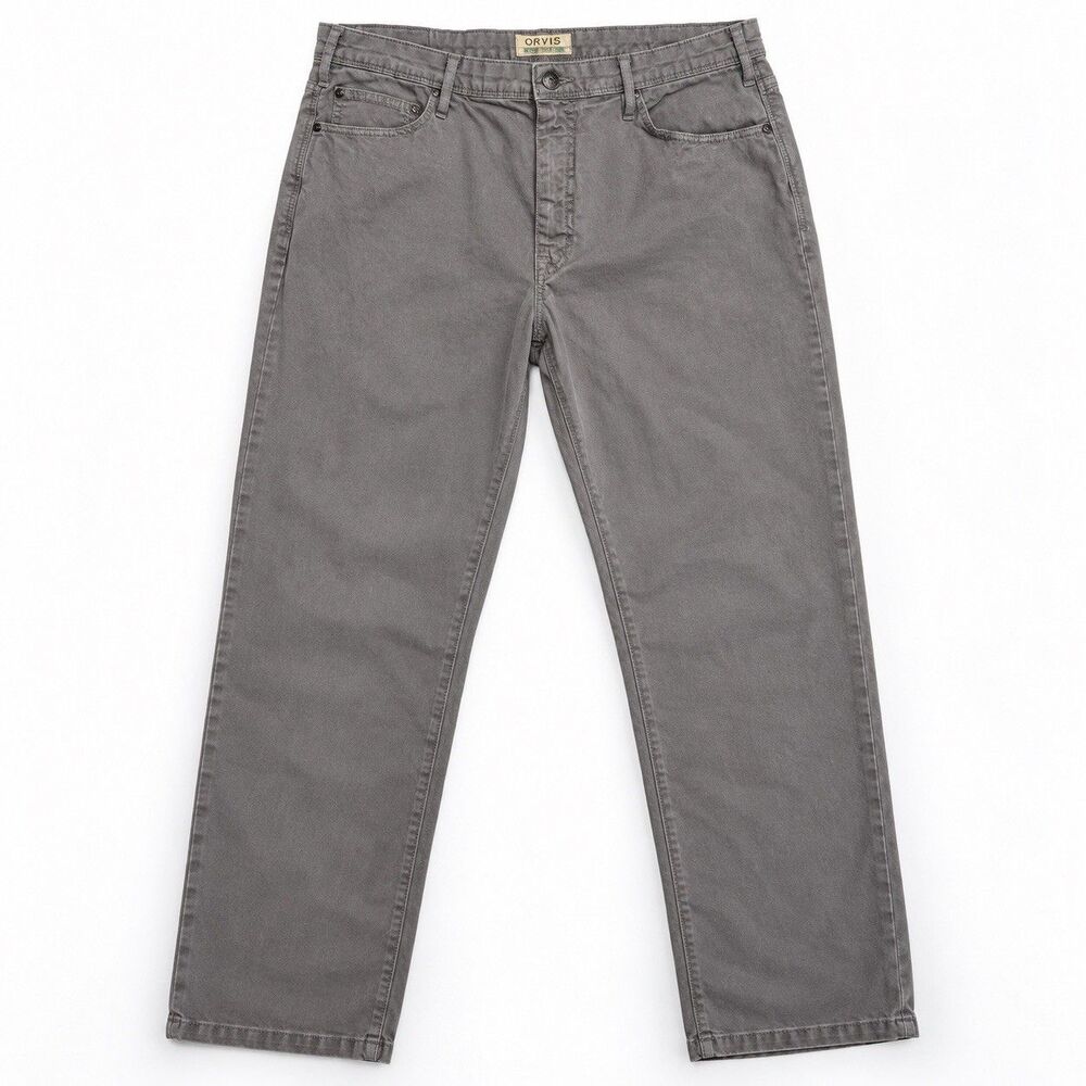 Orvis 1856 Stretch Twill 5-Pocket Pants Gray Men's 36x30